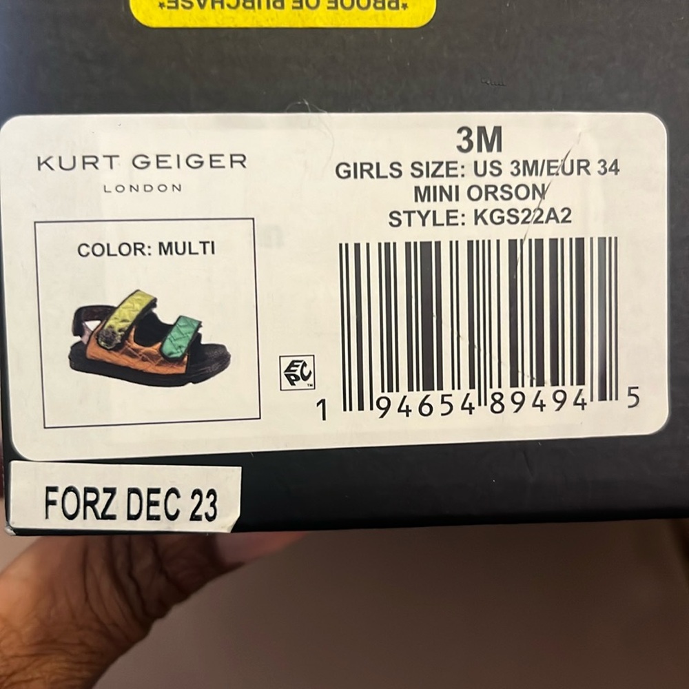 Kids Kurt Geiger Sandal